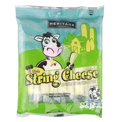 American Heritage Mozzarella String Cheese