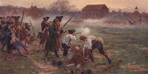 American Revolution Begins At Battle Of Lexington April 19 1775 History