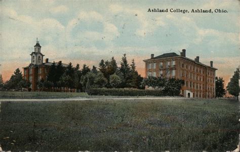 Ashland College Ashland Ohio Postcard