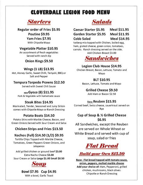 Cloverdale Food Photos