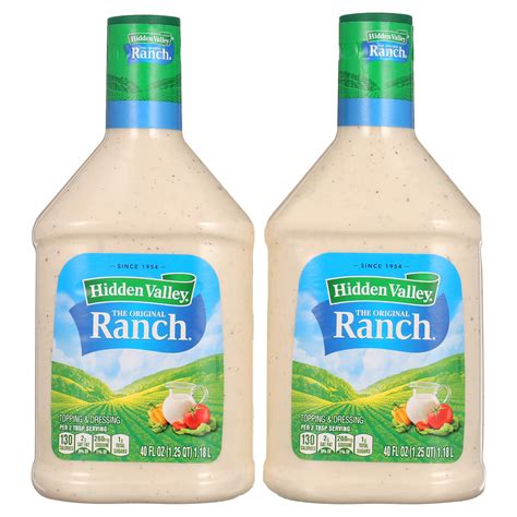 Hidden Valley Original Ranch Dressing 40 Fl Oz 2 Count Walmart Com
