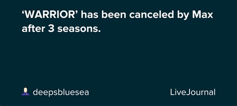 Warrior Canceled At Max After 3 Seasons